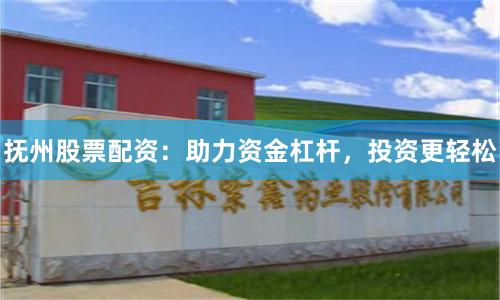 抚州股票配资：助力资金杠杆，投资更轻松
