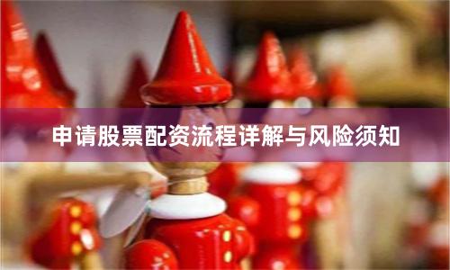 申请股票配资流程详解与风险须知